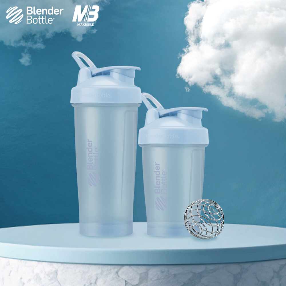Blender Bottle®Classic V2｜20oz/28oz  搖搖杯｜晴空藍