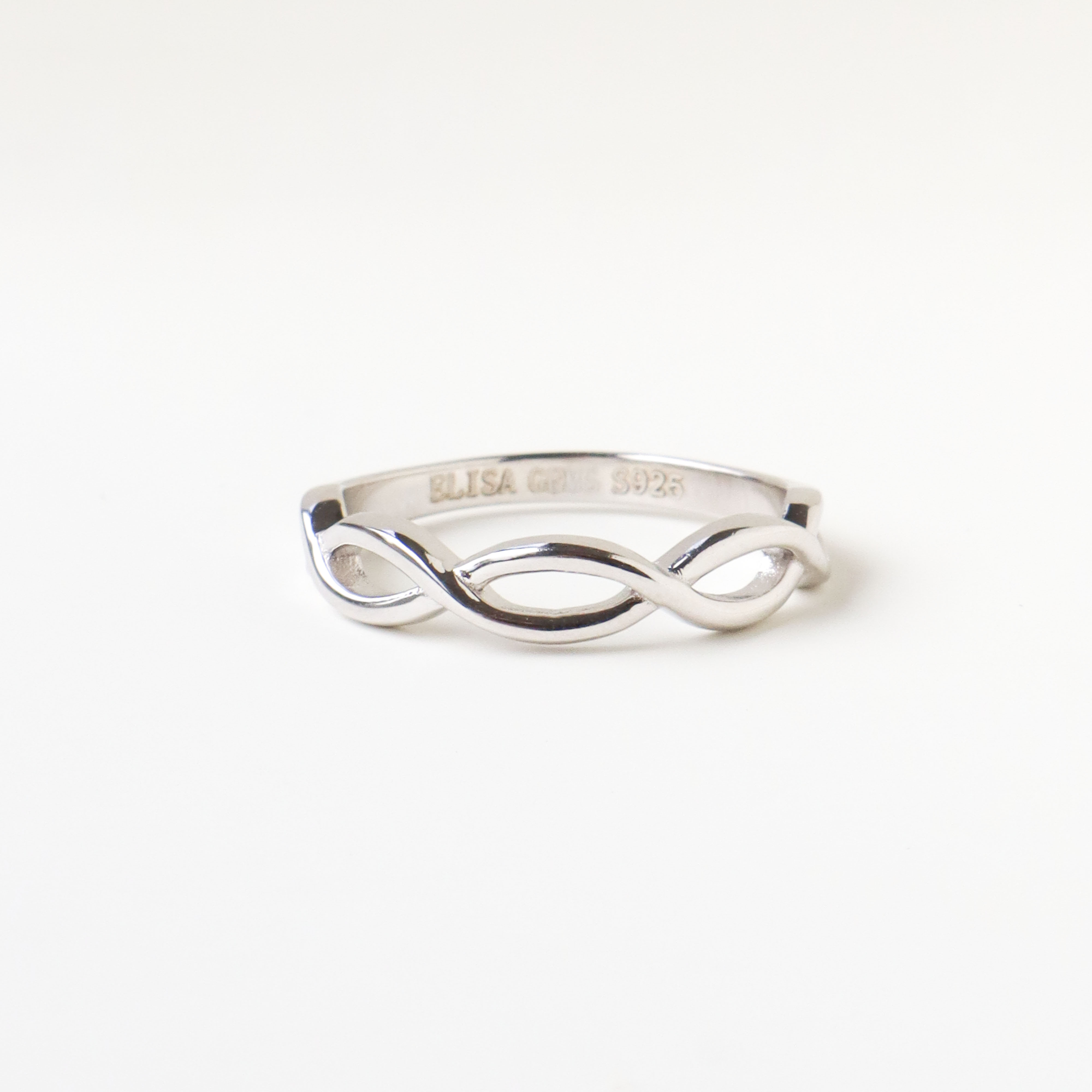 Silver/雙織．波浪曲線對戒(男)