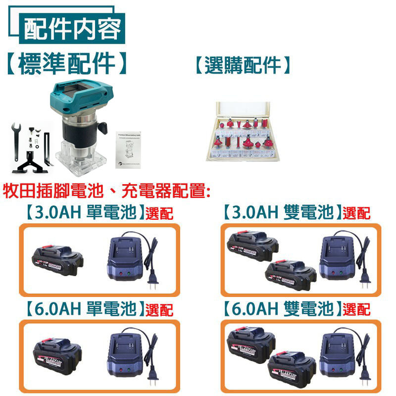 附發票｜SC50修邊機｜ 21V鋰電修邊機 路打 路達 雕刻機 通用牧田18V