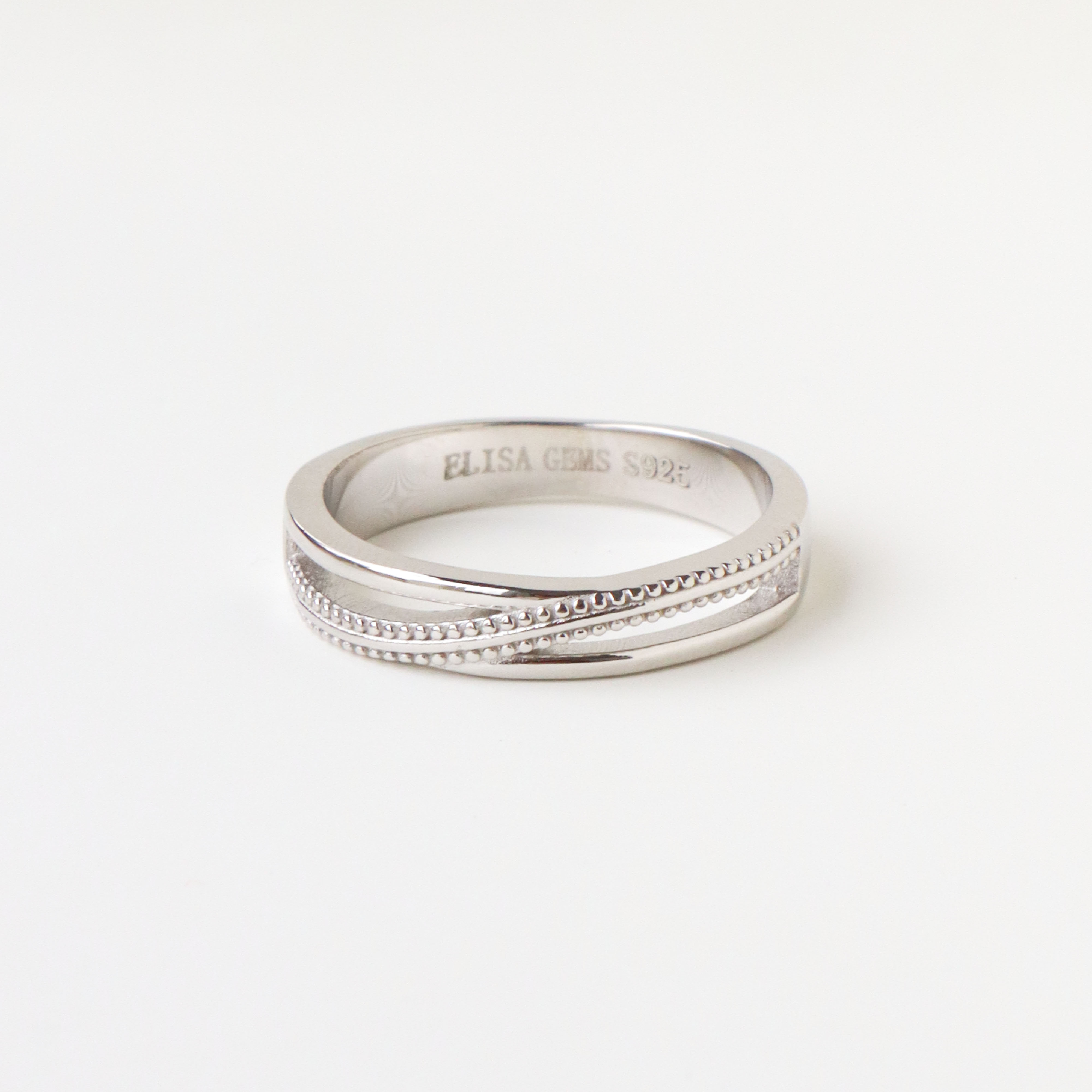 Silver/秘語．鏤空對戒(男)