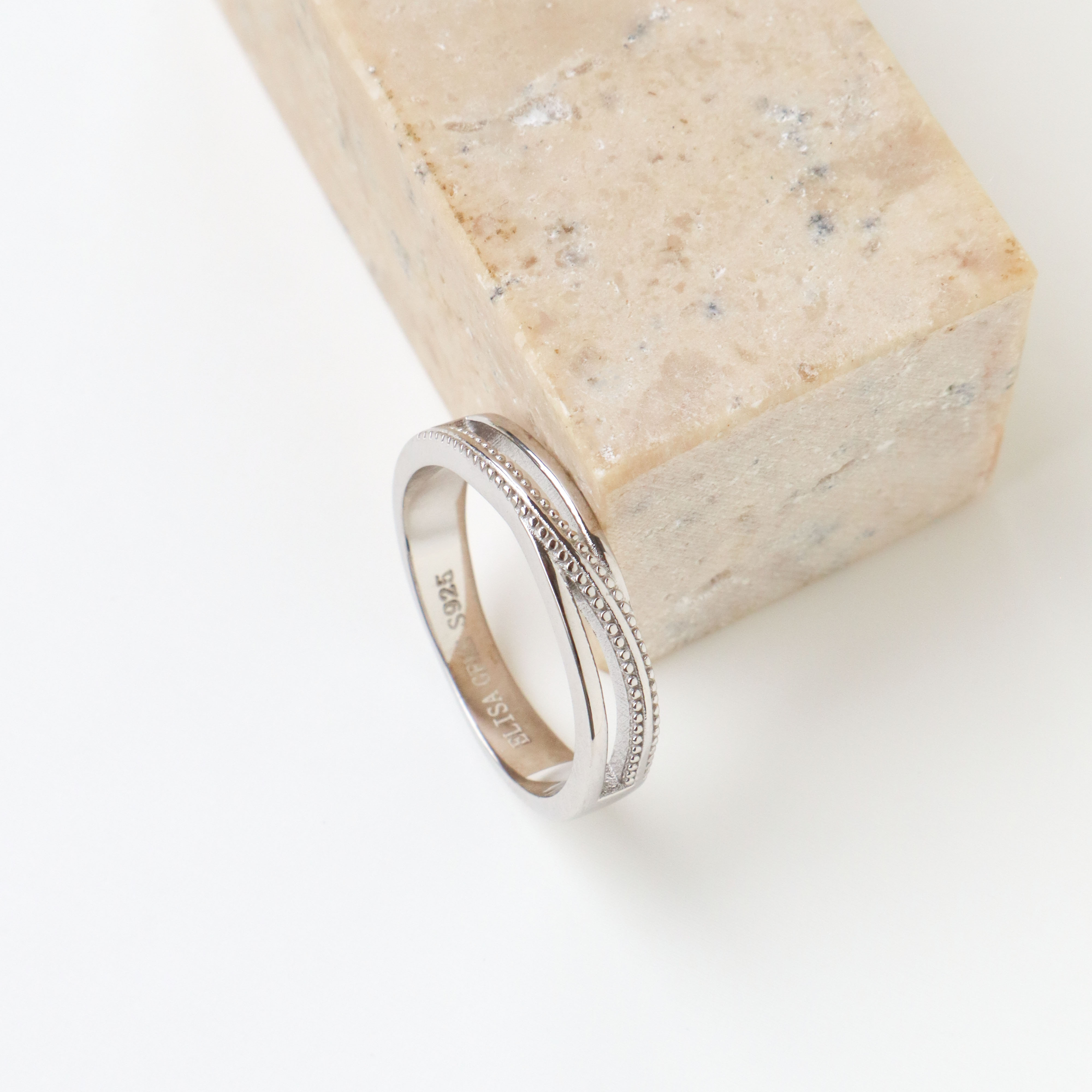 Silver/秘語．鏤空對戒(男)