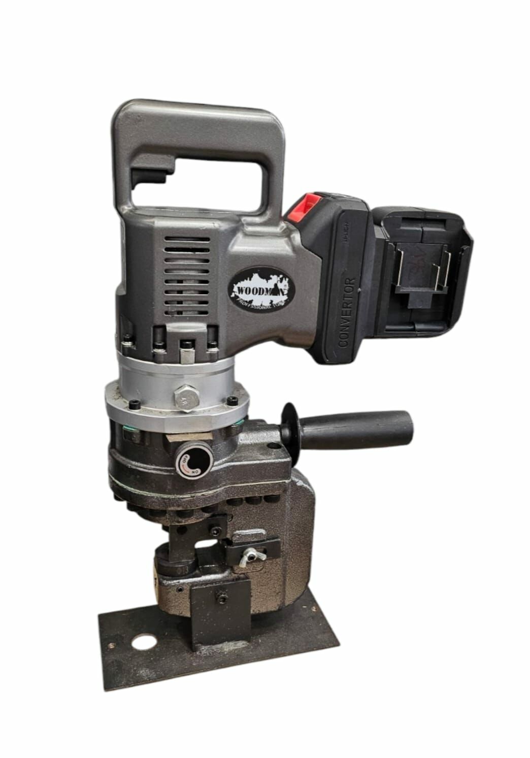 WOODMAN WM888 锂电槽钢冲孔机  36V