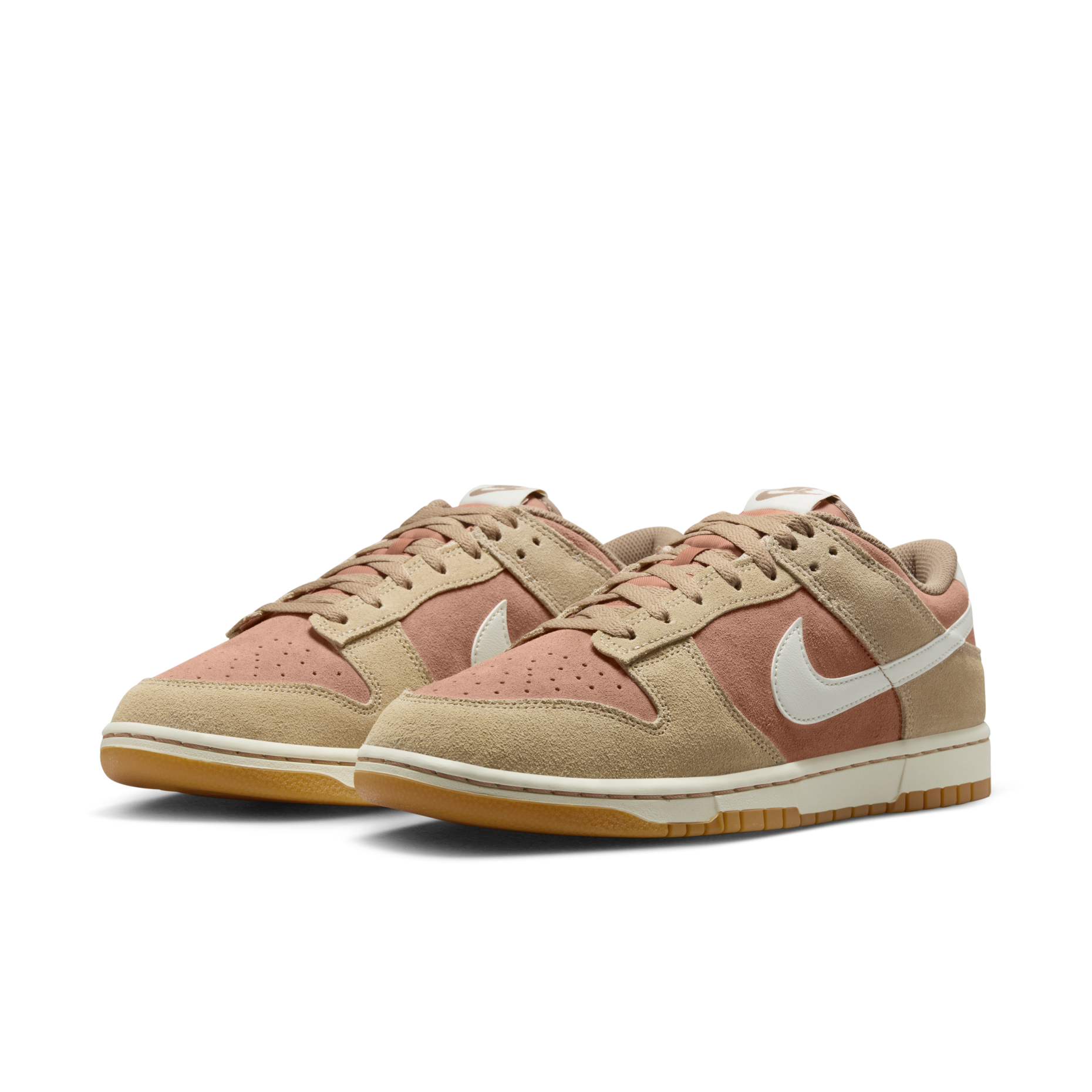男鞋 NIKE DUNK LOW RETRO SE 'Hemp' 磚紅小麥 麂皮 復古 膠底 休閒鞋【HQ1931-200】