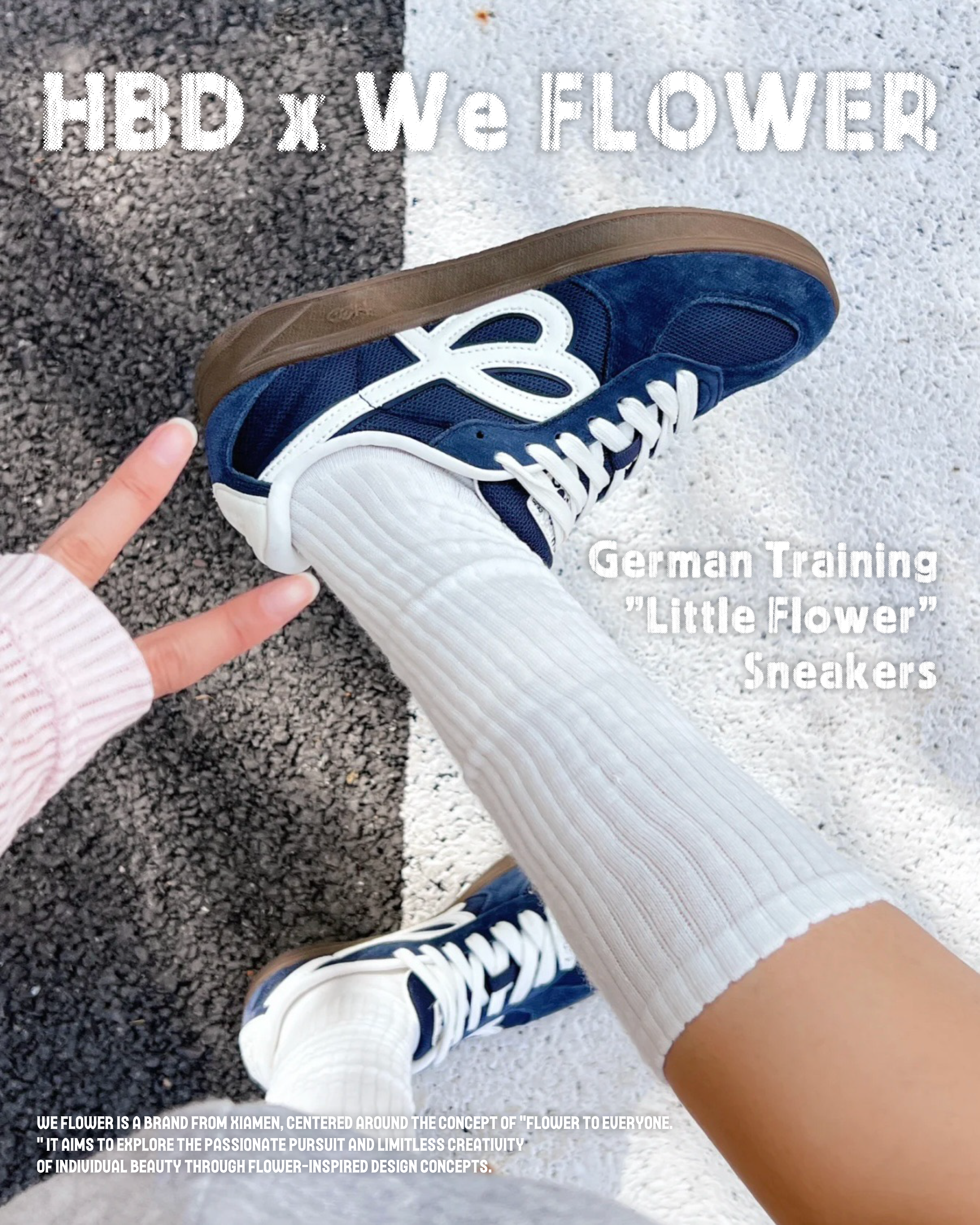 #預購 HBD x WE FLOWER 復古 小花 德訓鞋 六色