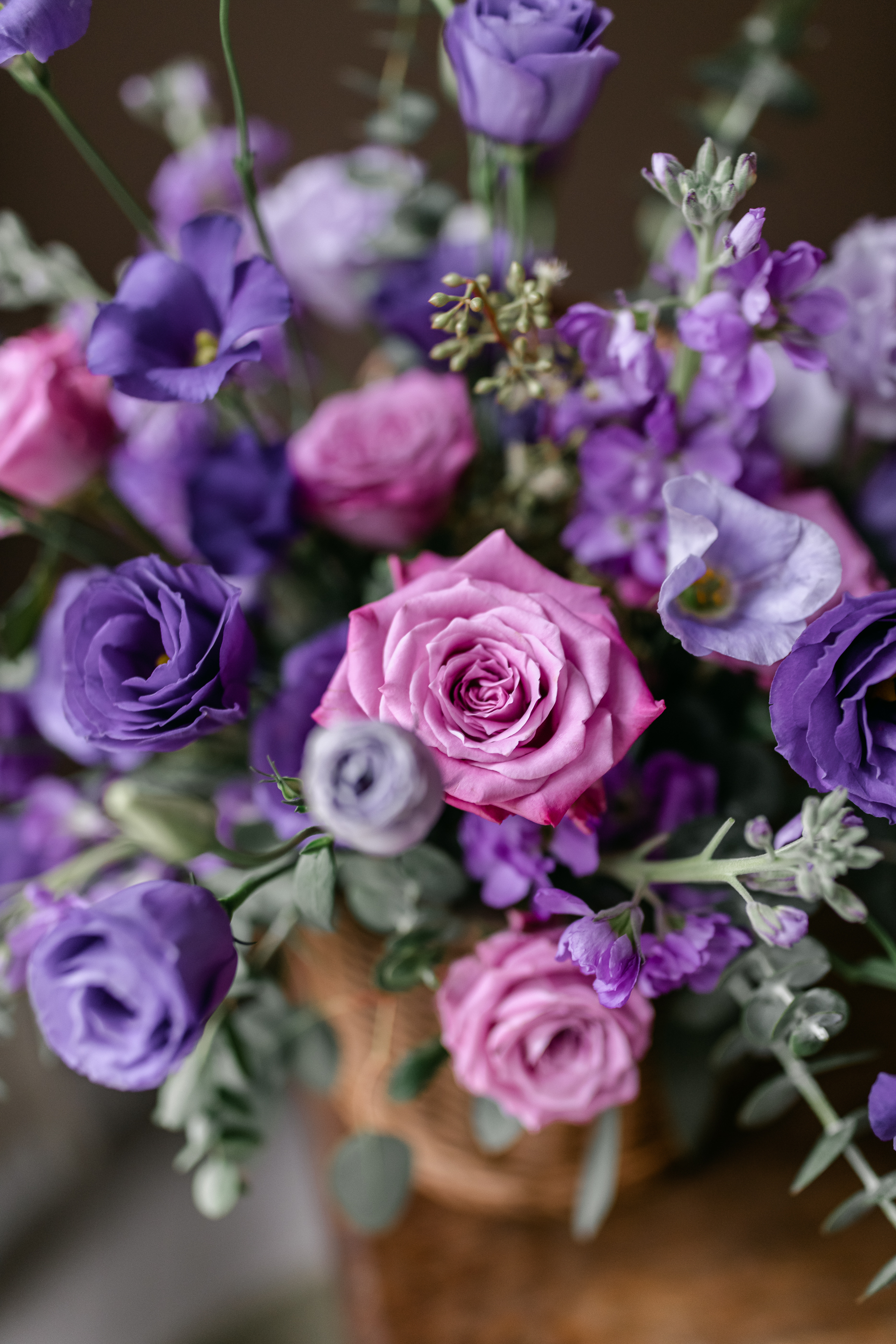 紫桔花夢 | 花籃