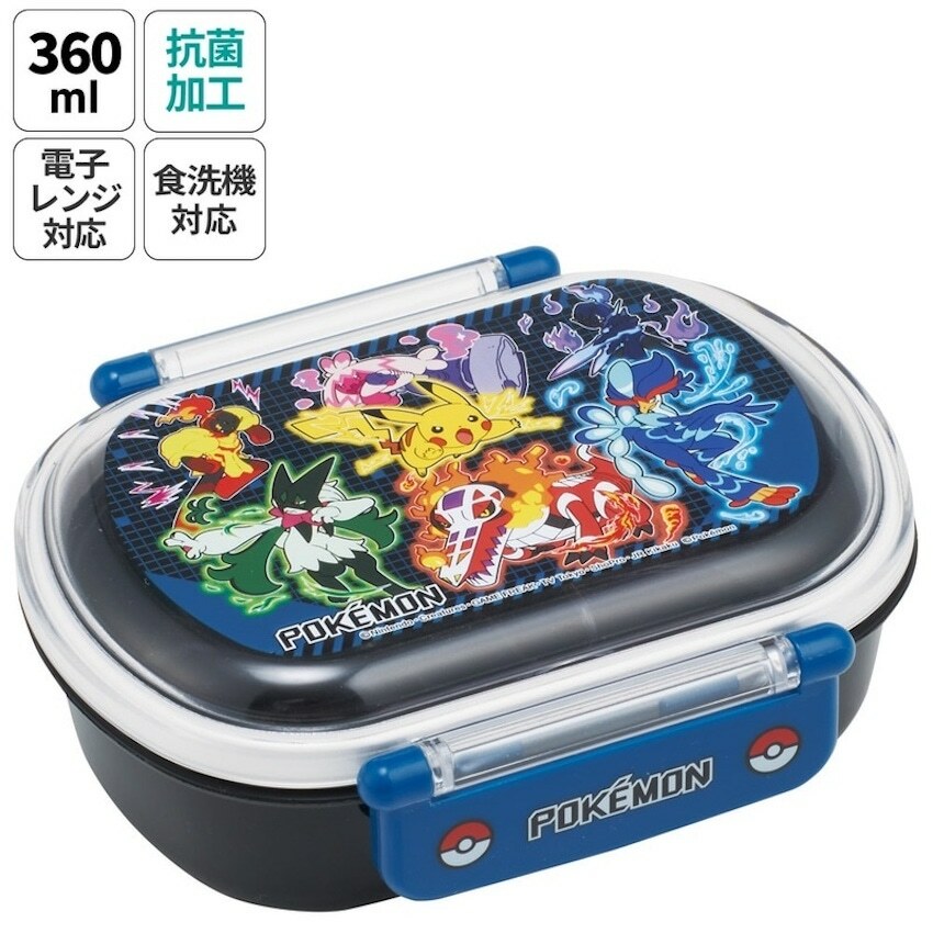日本製 2025 新版 Skater 銀離子抗菌圓角餐盒 - Pokemon