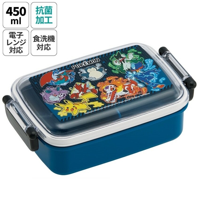 日本製 2025 新版 Skater 銀離子抗菌餐盒 - Pokemon