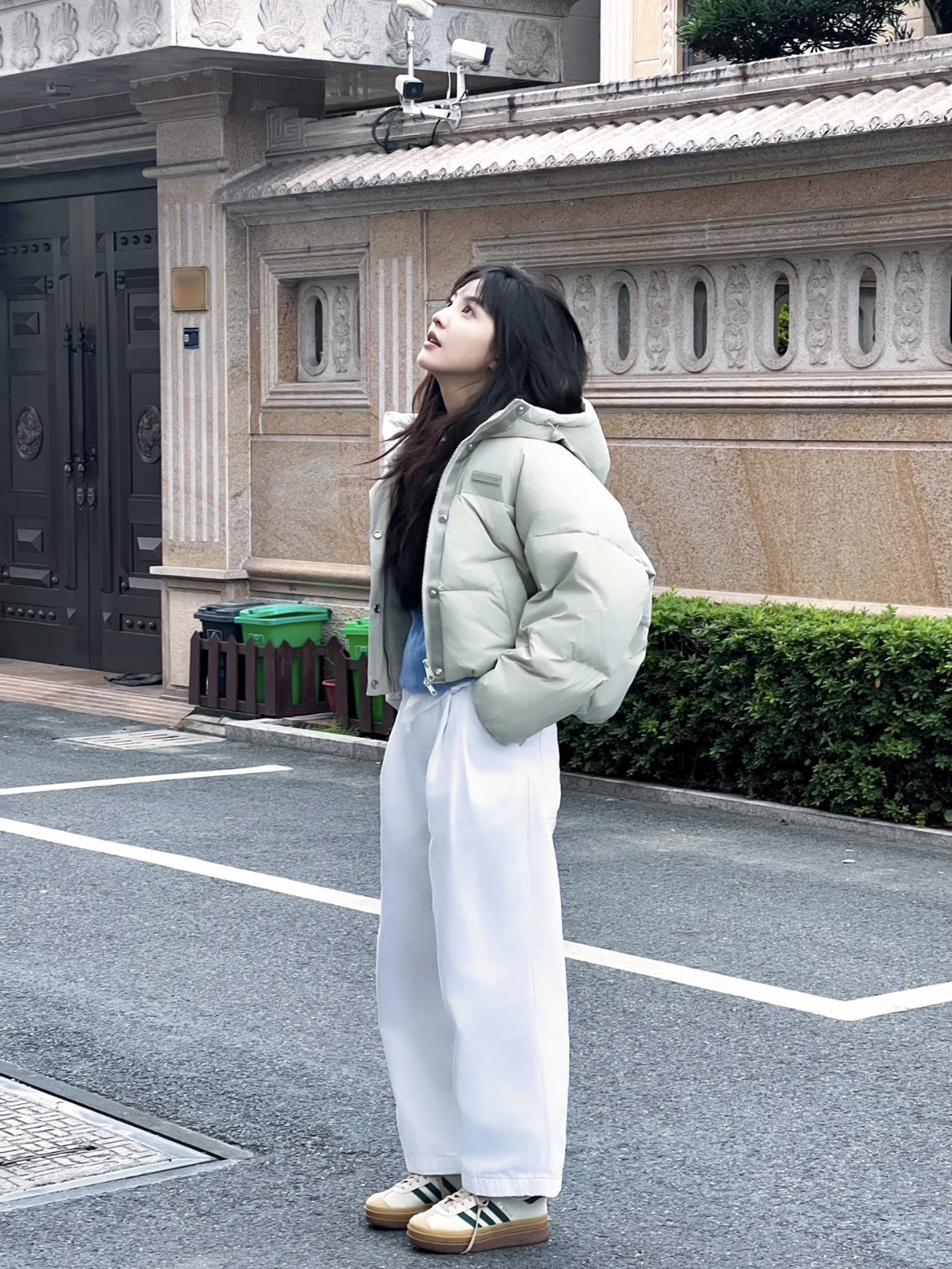 <快速出貨>章若楠同款🤍 Adidas Originals Gazelle Bold 厚底榛果焦糖綠 (ID7056)