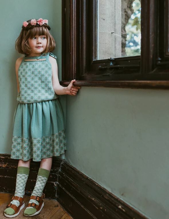 MABLI 針織綁帶背心 Petal Vest - Aspen