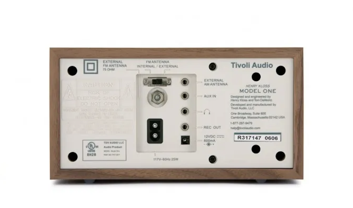 Model One AM/FM 藍牙收音機喇叭 - 黑梣木
