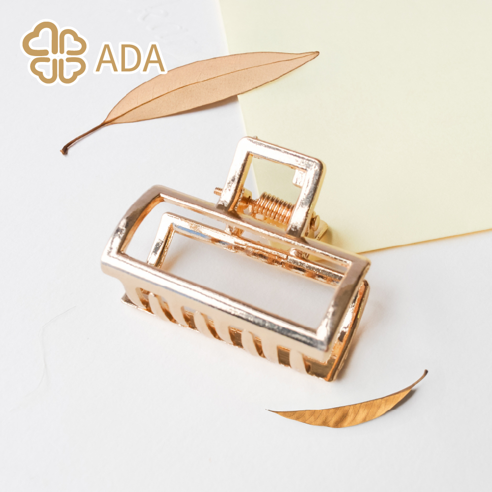 ADA縷空長方形金屬抓夾4.5cm