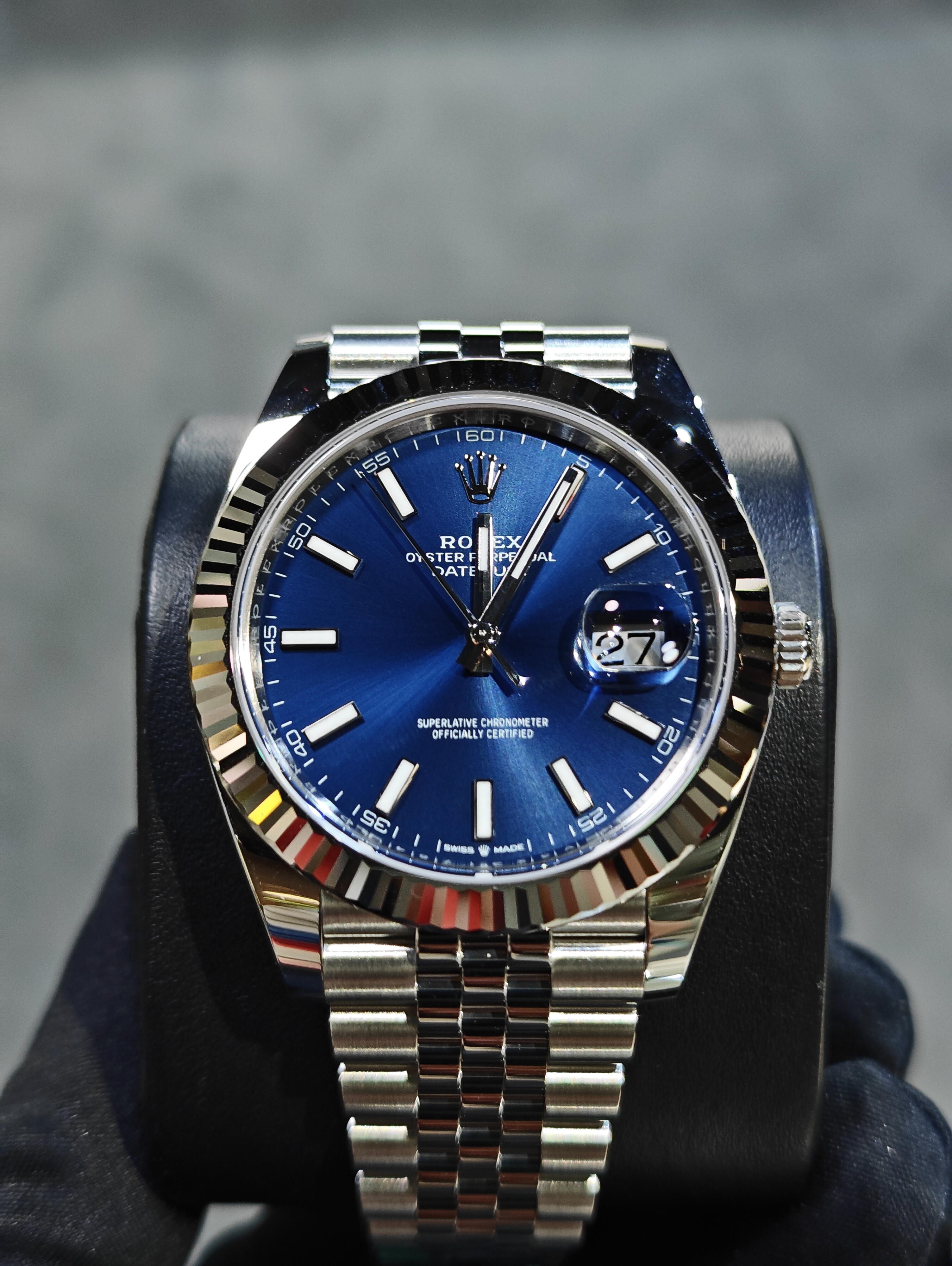 BRAND NEW ROLEX 126334 BLUE DIAL DATEJUST 41mm JUBILEE STRAP STAINLESS STEEL
