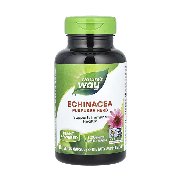 Nature's Way, Echinacea 400 mg, 180 Vegetarian Capsules