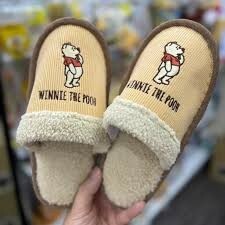 【現貨】迪士尼 小熊維尼 湯姆貓與傑利鼠 毛絨絨室內拖鞋