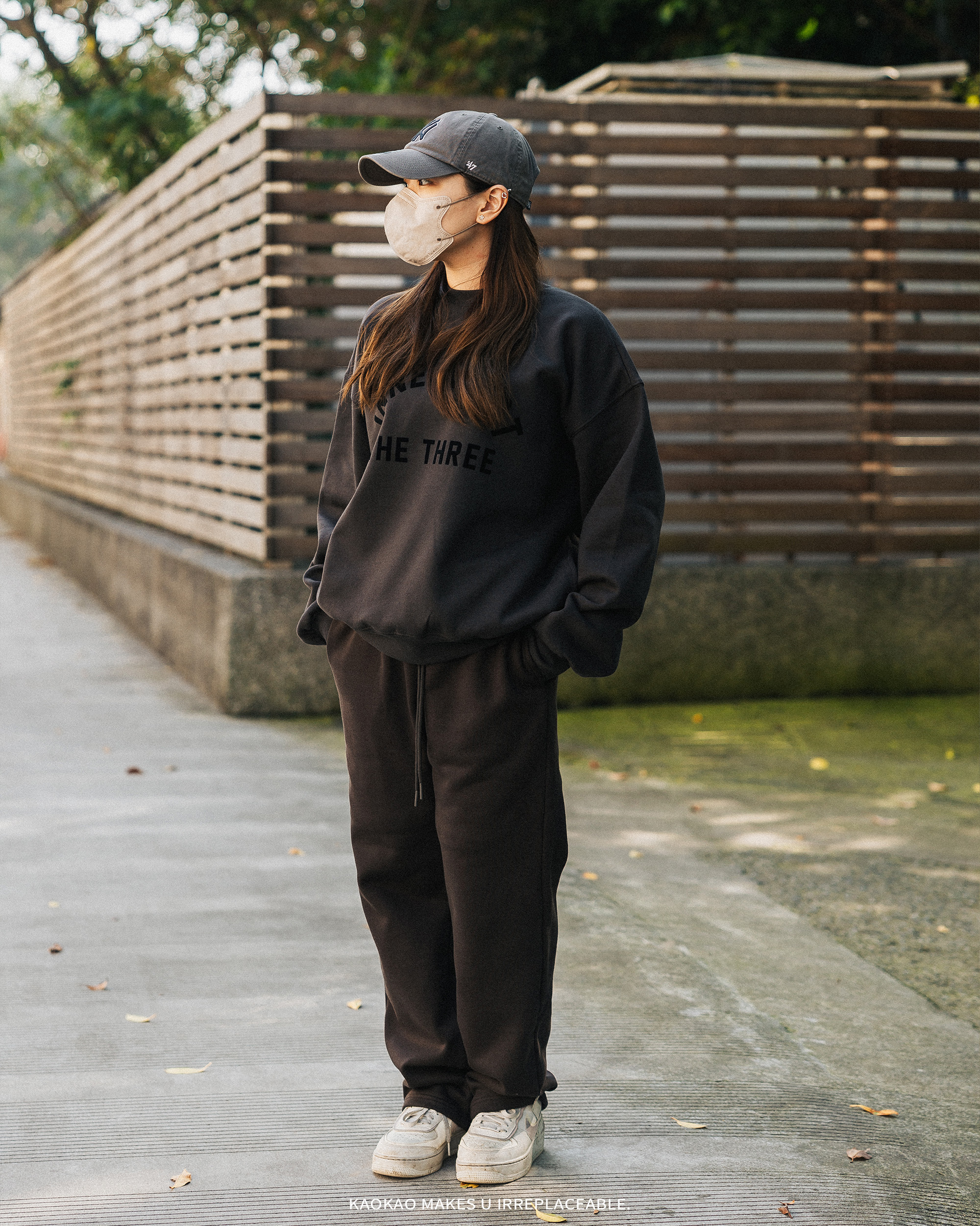 INNERSECT 三生萬物 寶寶絨 背後三點 美式標語 LOGO 重磅 大學T【INN24FWTHD201】