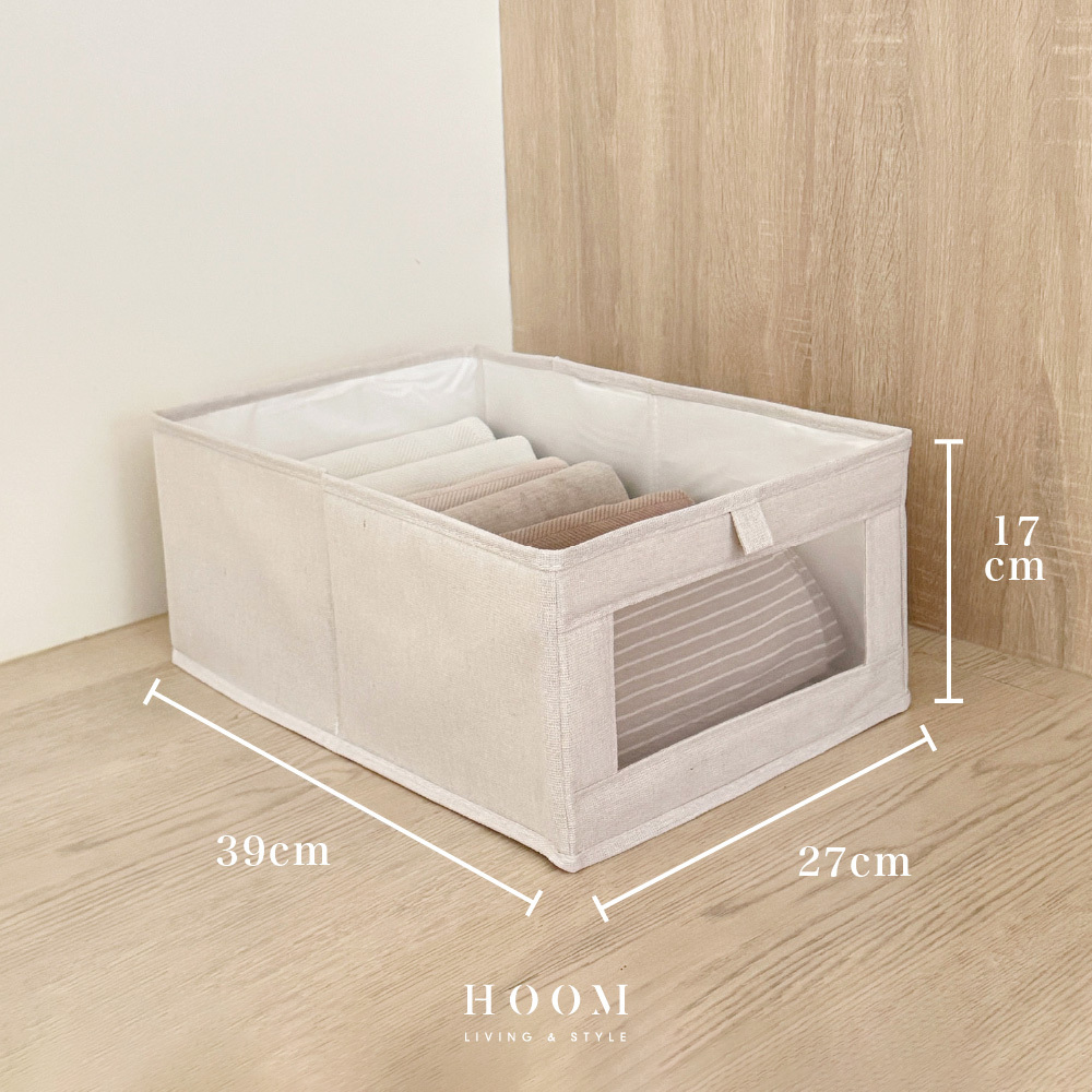 棉麻衣物收納盒