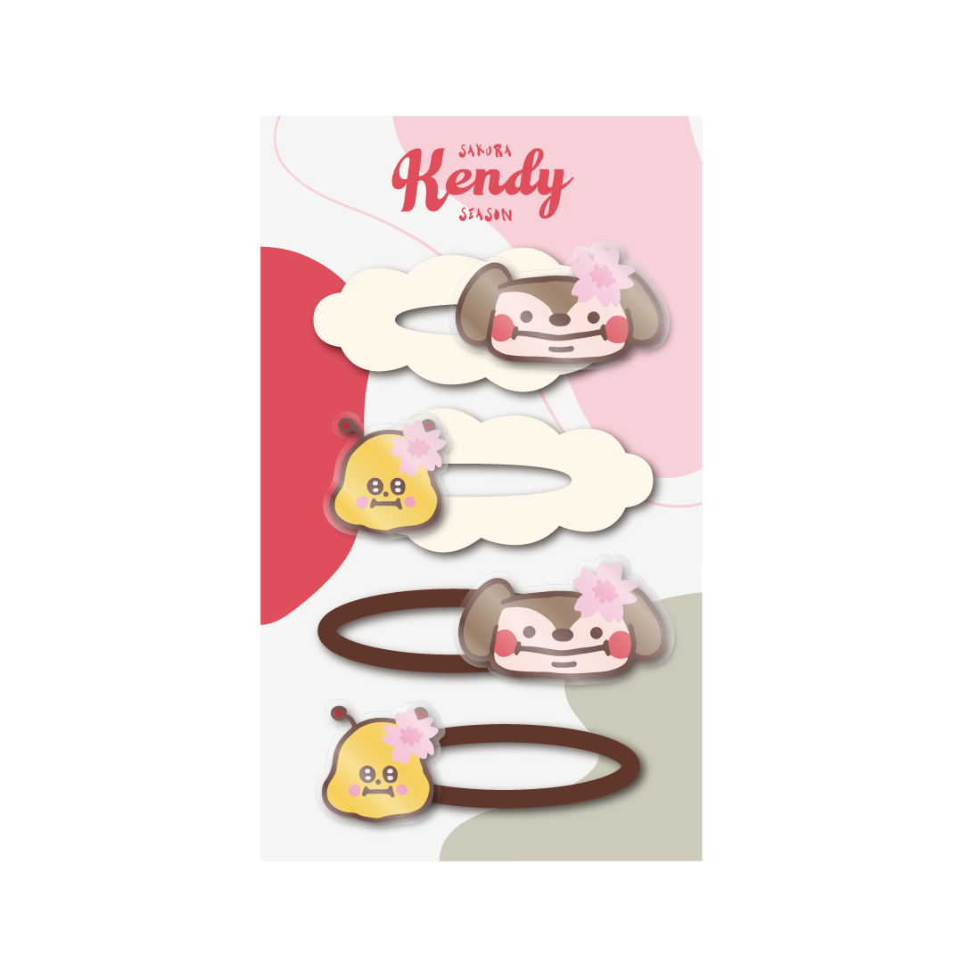 櫻花朵朵開髮飾組