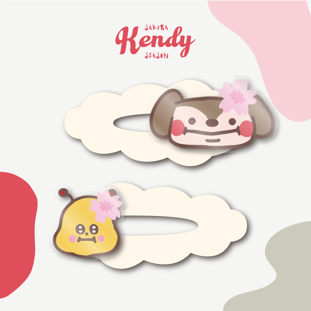 櫻花朵朵開髮飾組