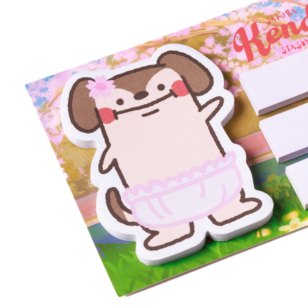 悄悄花造型便條紙組