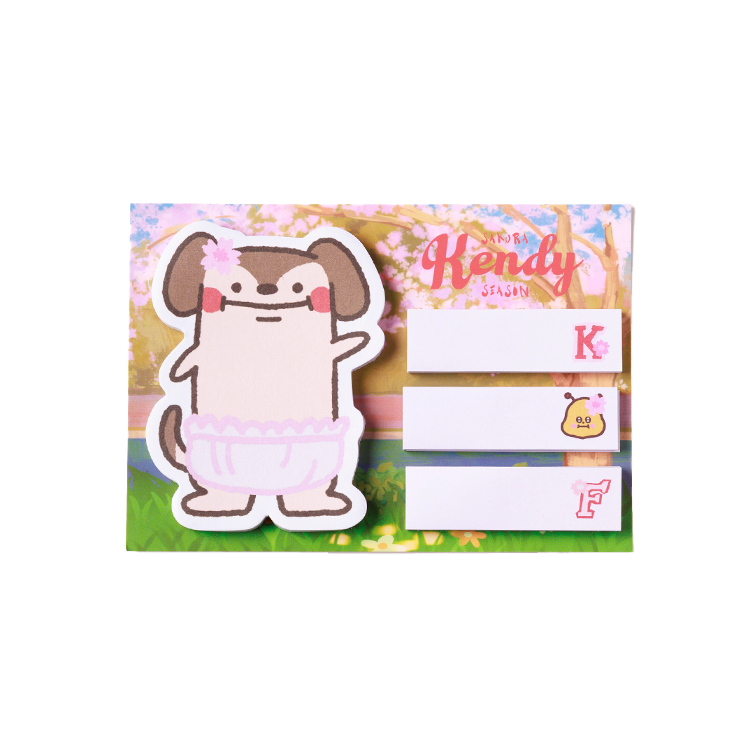 悄悄花造型便條紙組