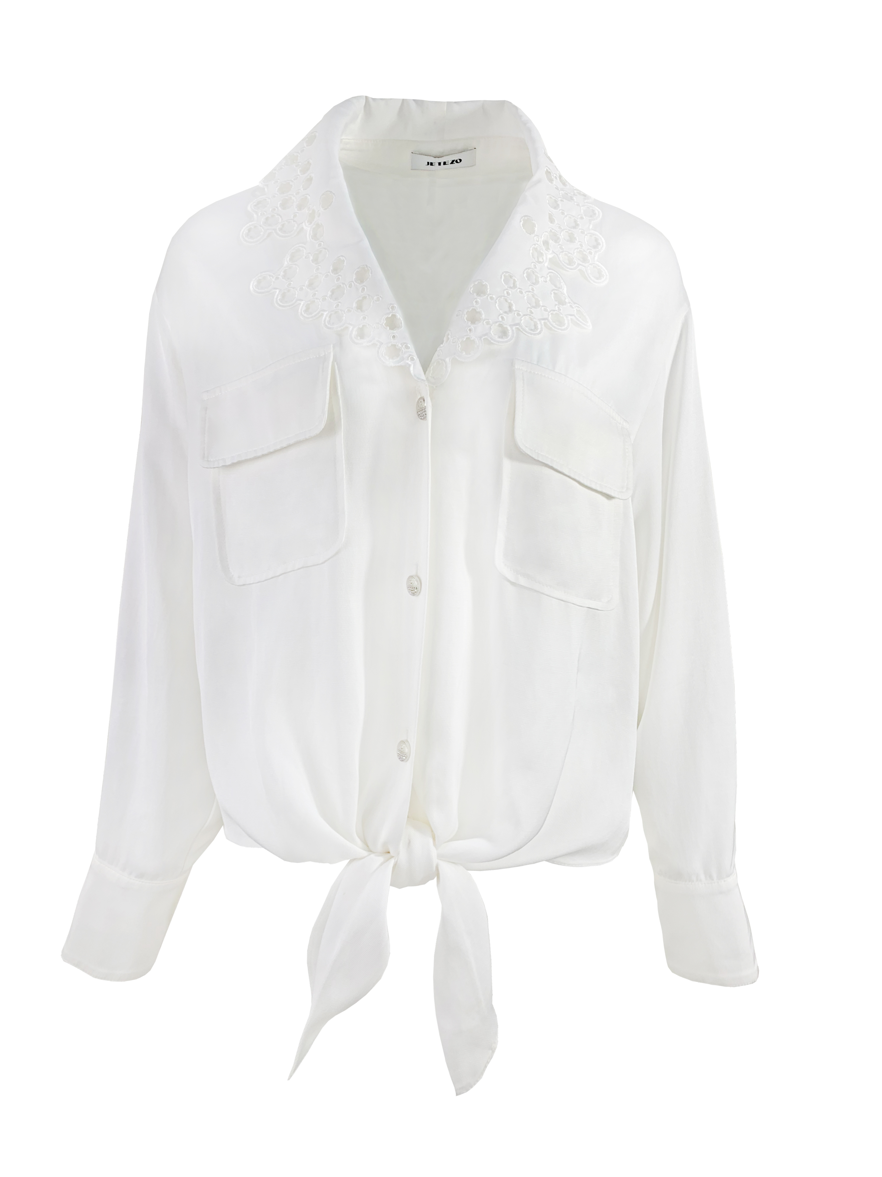 BB1EA016A1 熱帶風情畫翻領綁帶襯 (官網限定)