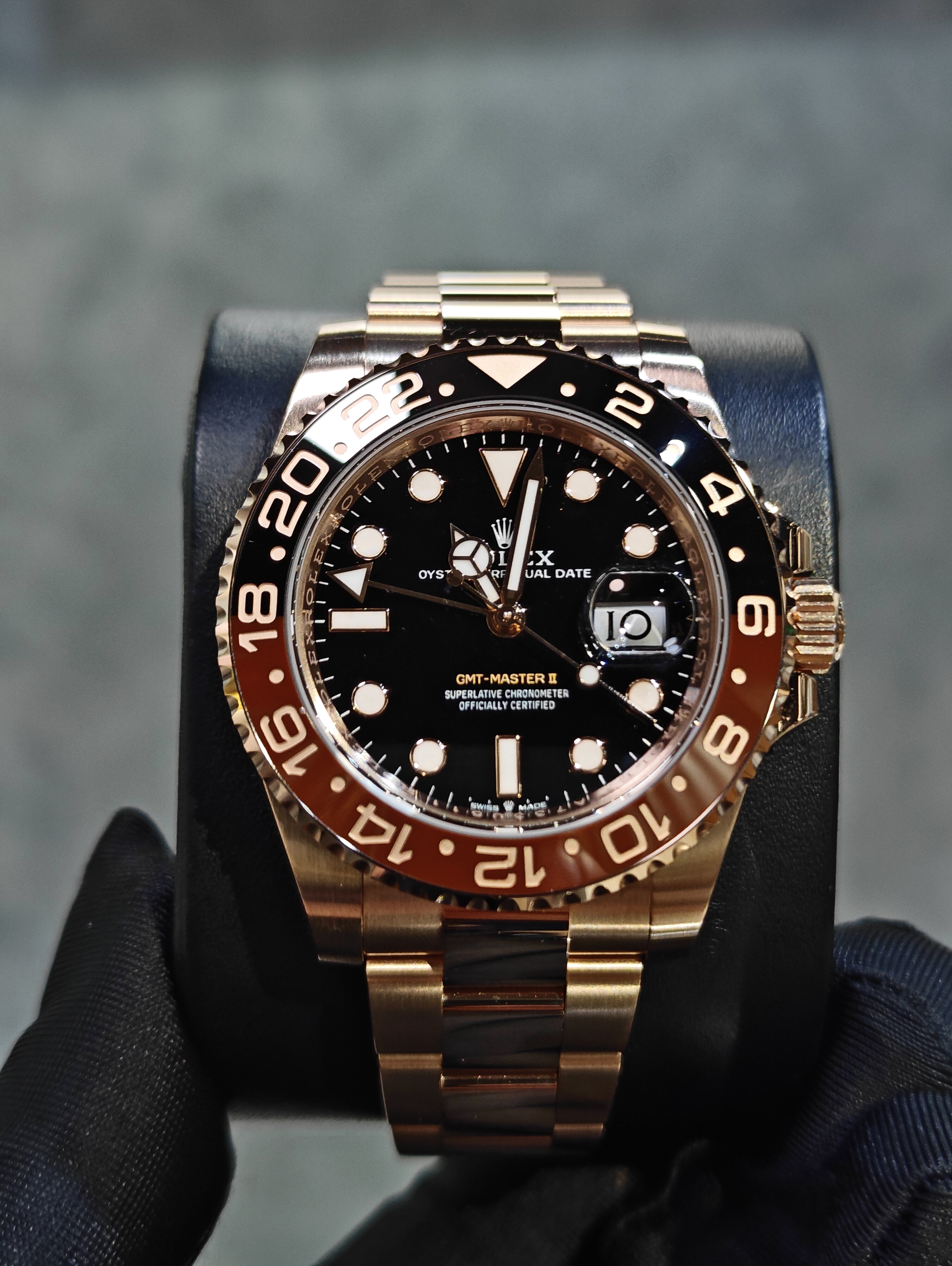 H&C様 ロレックス GMTマスター Ⅱ ウォッチ：18 ct エバーローズゴールド