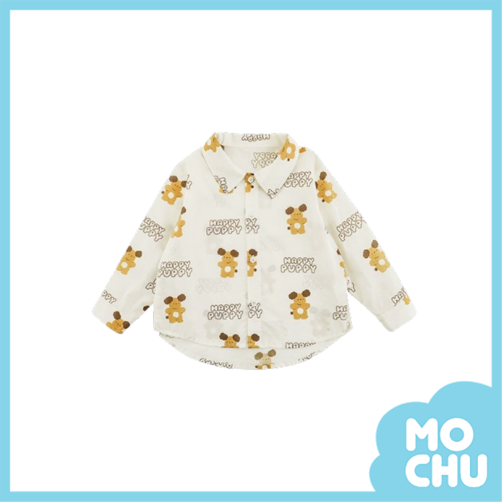 happy puppy長袖襯衫