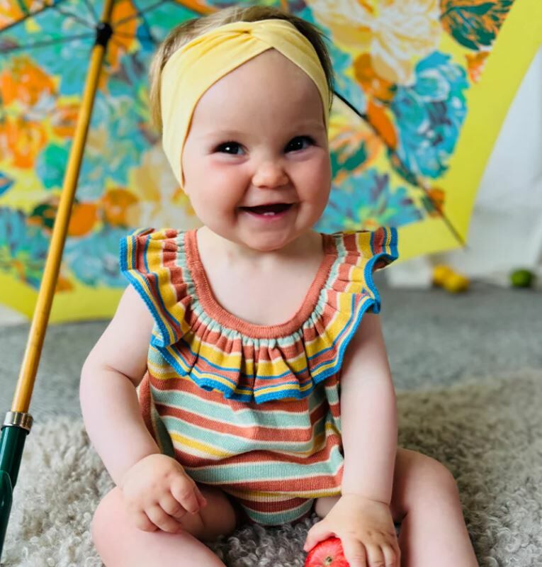 MABLI 荷葉邊針織背心 Nerys Vest - Boardwalk Stripe