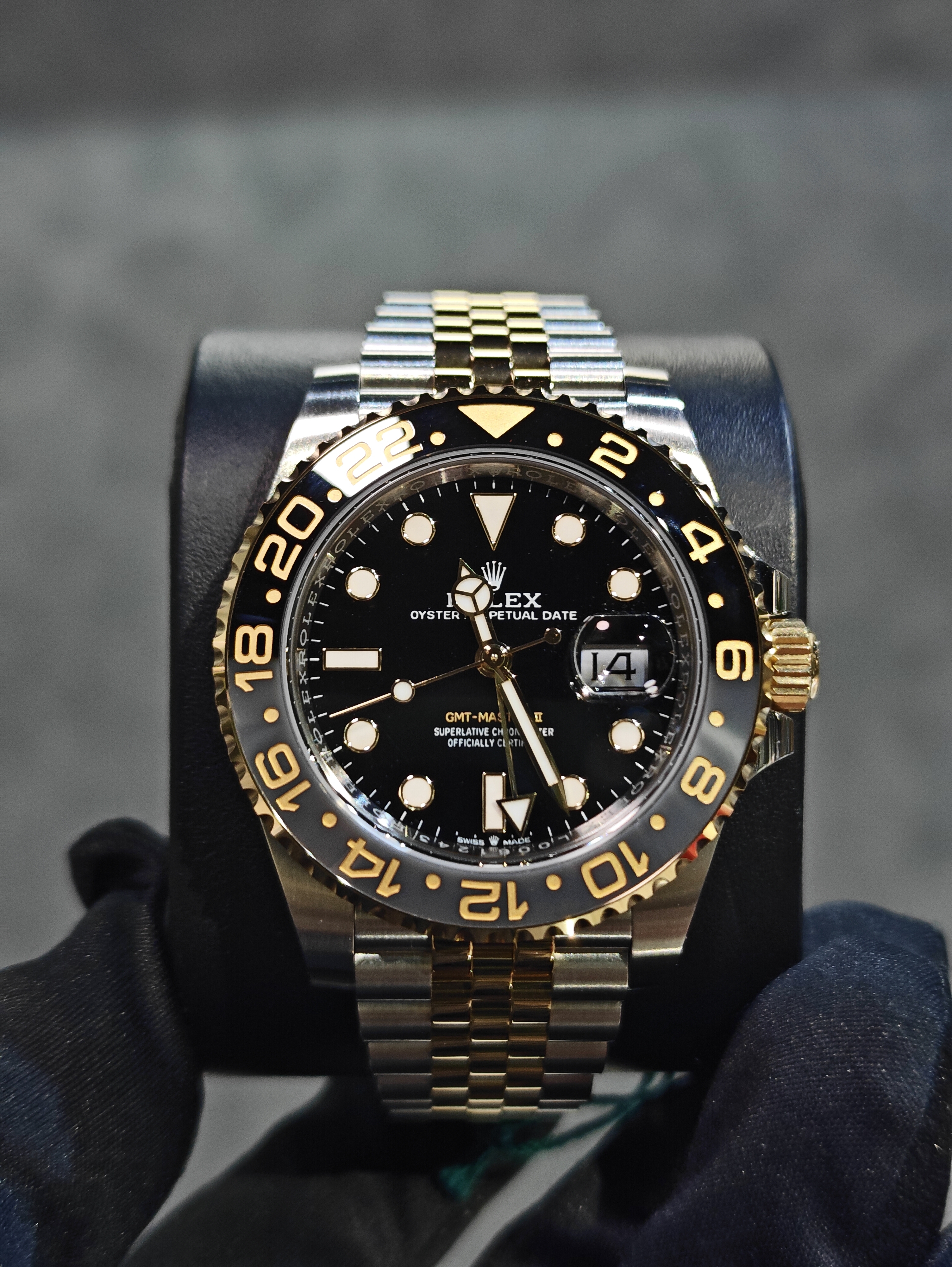 セットアップ 126713 STEEL GOLD YELLOW BLACK II GMT-MASTER ROLEX | アクセサリー