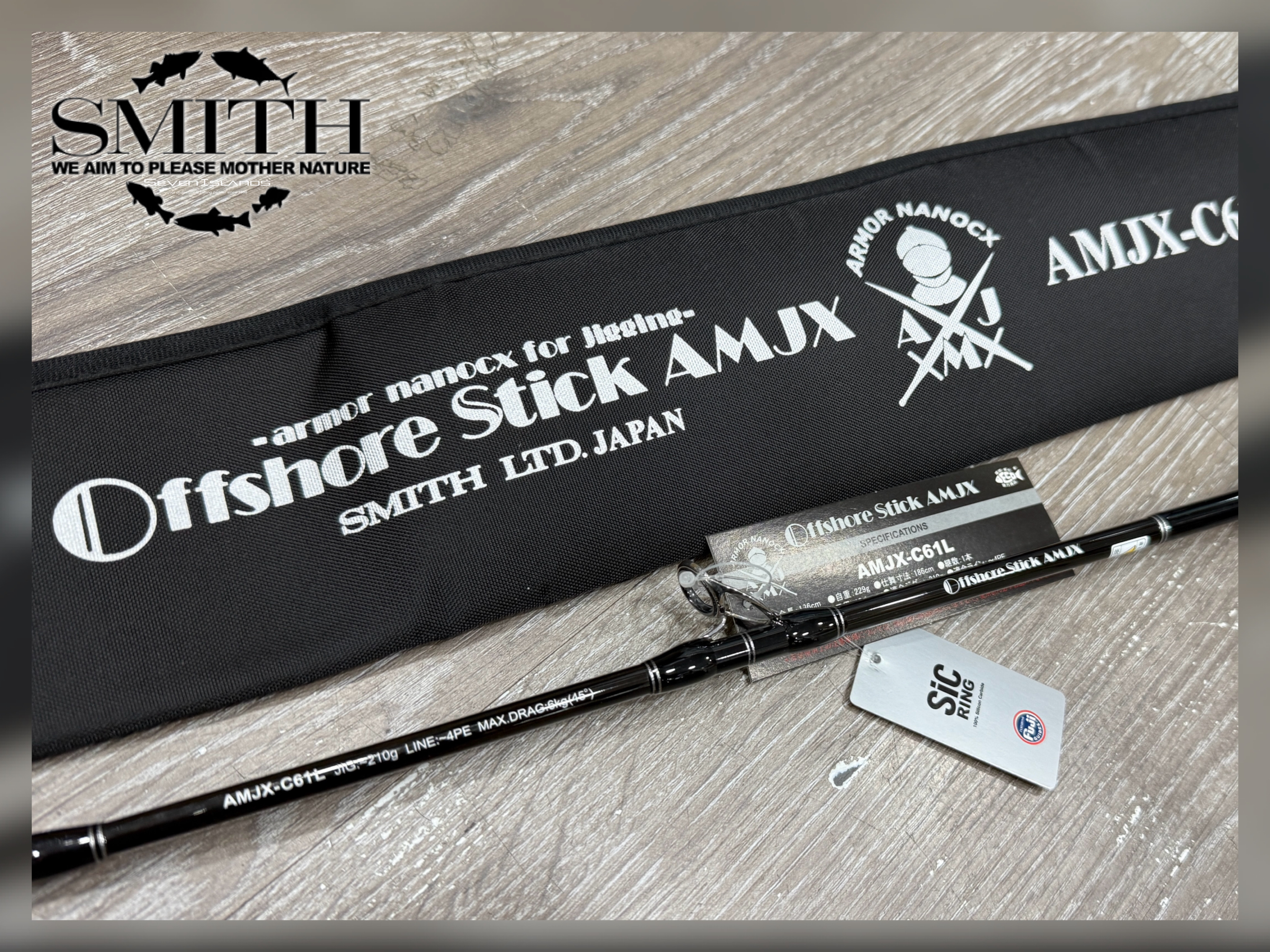 SMITH Offshore Stick AMJX-C61L Jigging Rod SMITH Offshore Stick AMJX-C61L Jigging Rod