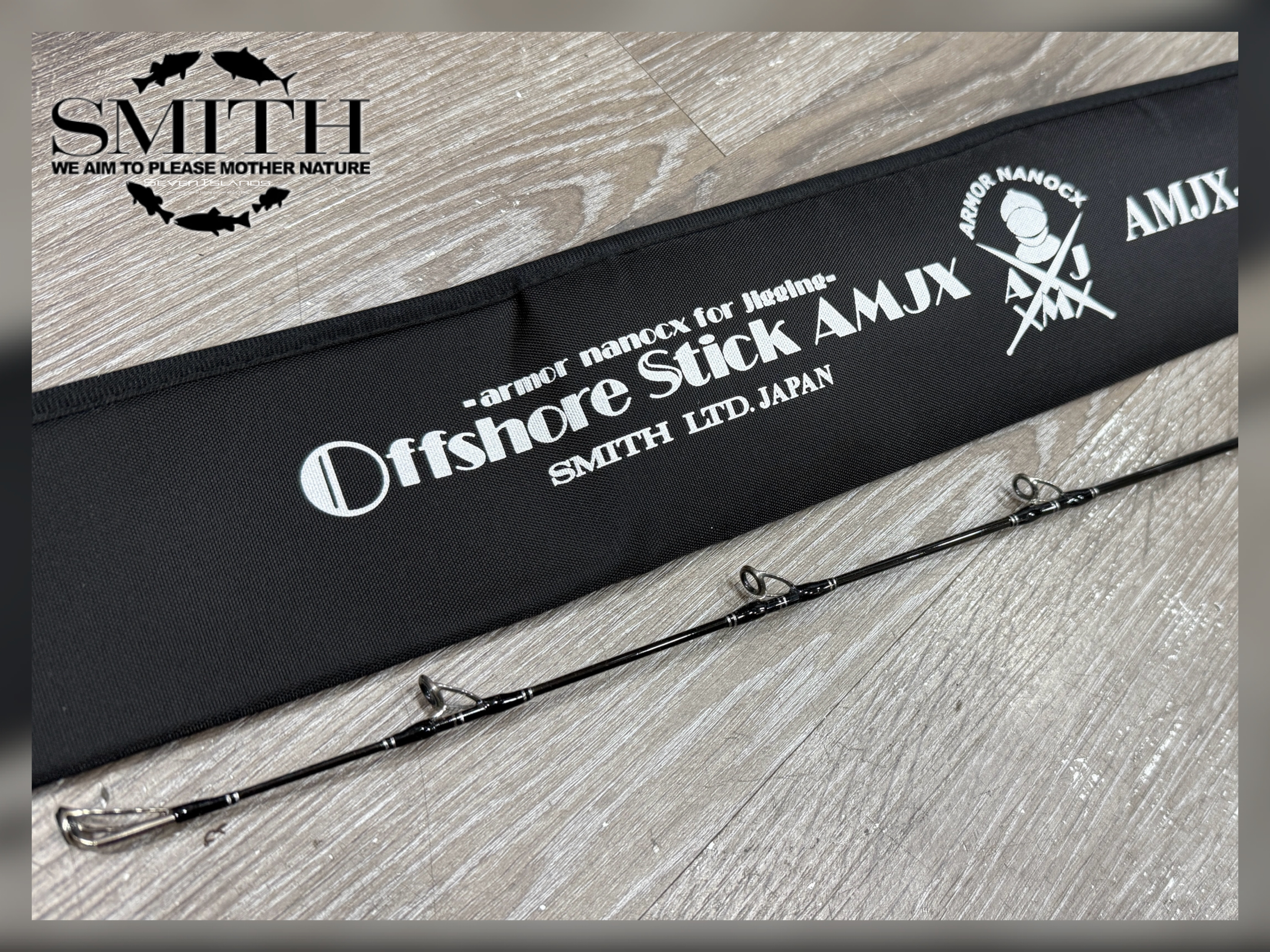 ロッド knlife122-0052 SMITH LTD OFFSHORE STICK SMITH Offshore Stick AMJX-C61L Jigging Rod