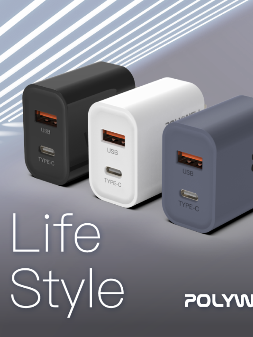 【 POLYWELL 寶利威爾 】雙孔快充頭 20W Type-C充電頭