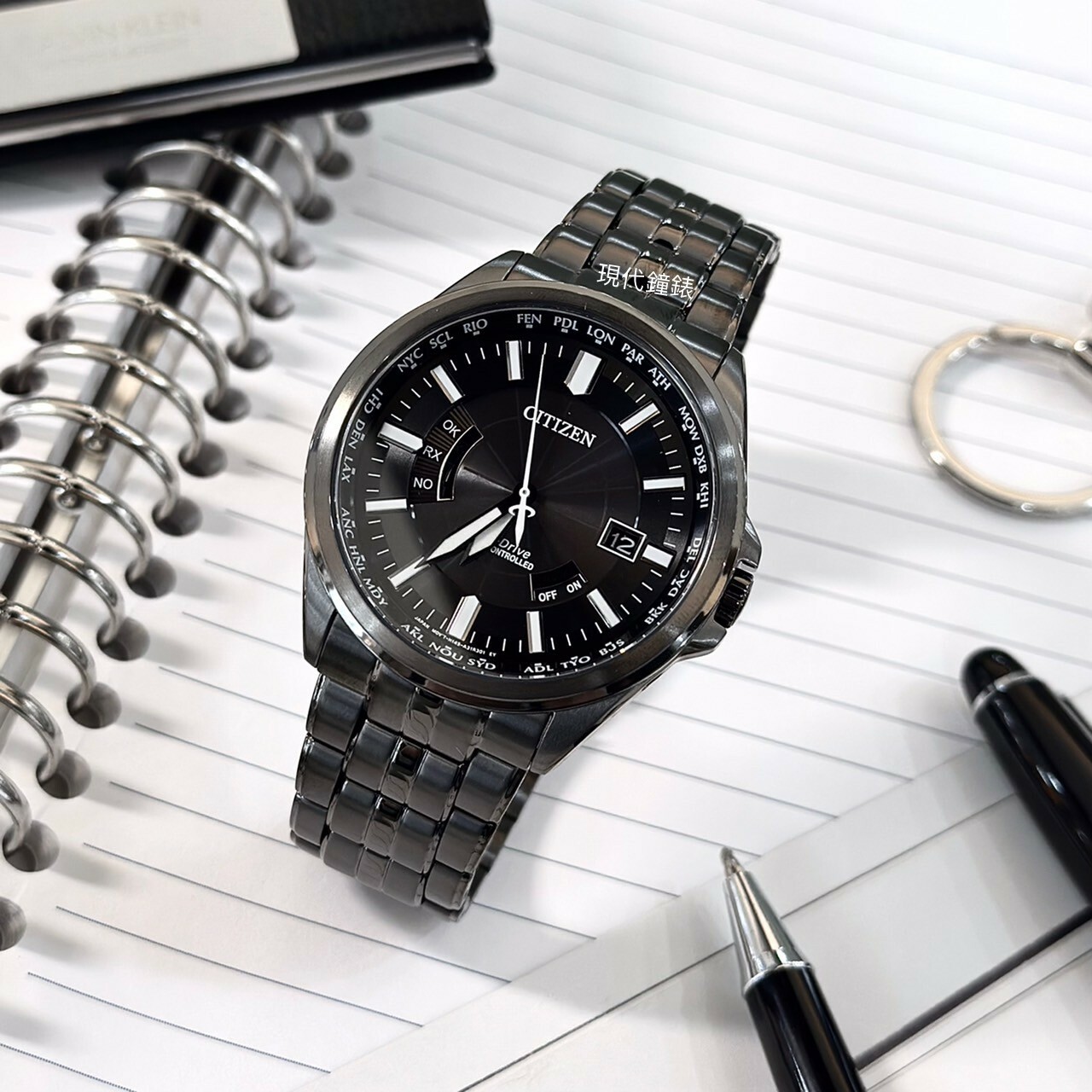 【CITIZEN 星辰】 GENT'S時尚電波男錶CB0294-54E 43mm 現代鐘錶