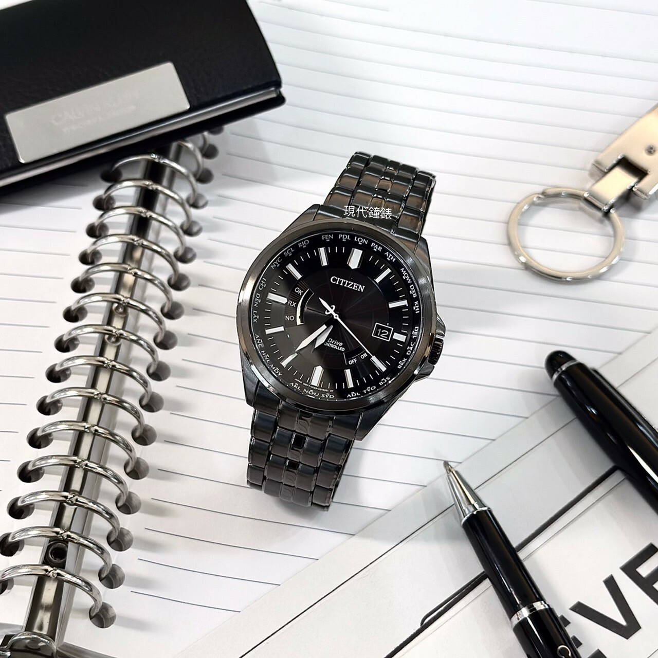 【CITIZEN 星辰】 GENT'S時尚電波男錶CB0294-54E 43mm 現代鐘錶