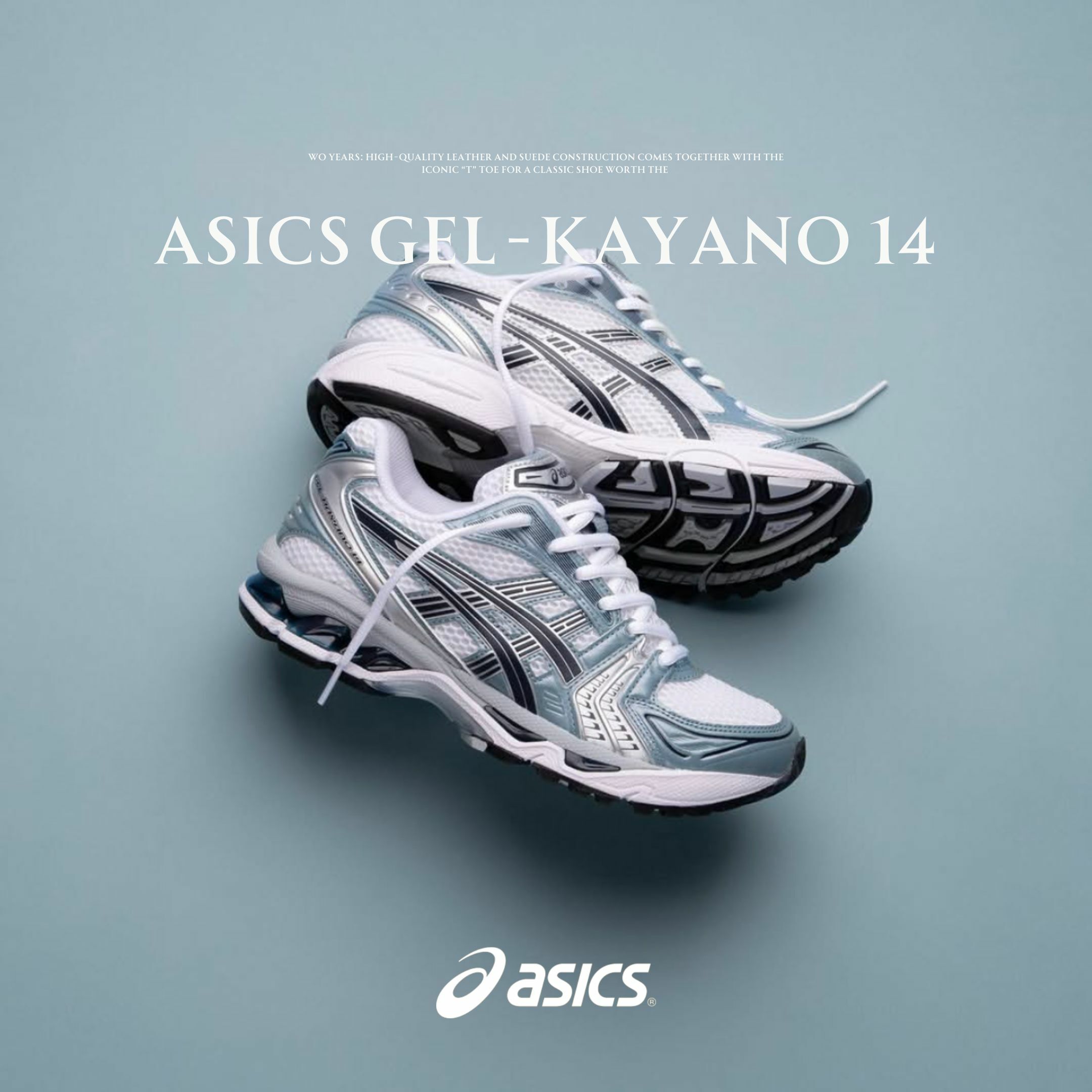 NICEDAY 代購 ASICS GEL-KAYANO 14 銀藍色 冰藍 藍 峽灣藍 藍綠 復古 休閒 慢跑鞋 1203A537-106