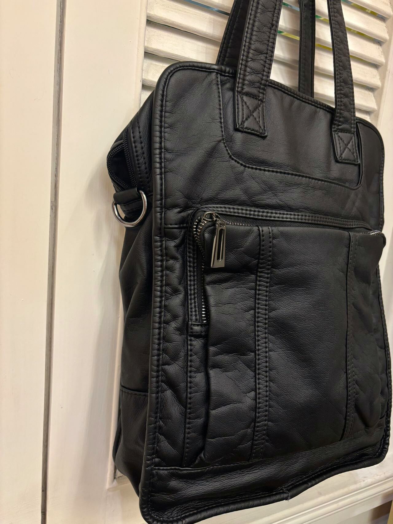 2019-30多功能三用軟皮通勤包