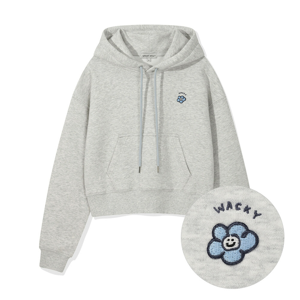 WACKY WILLY Women's Lily Wappen Cropped Hoodie