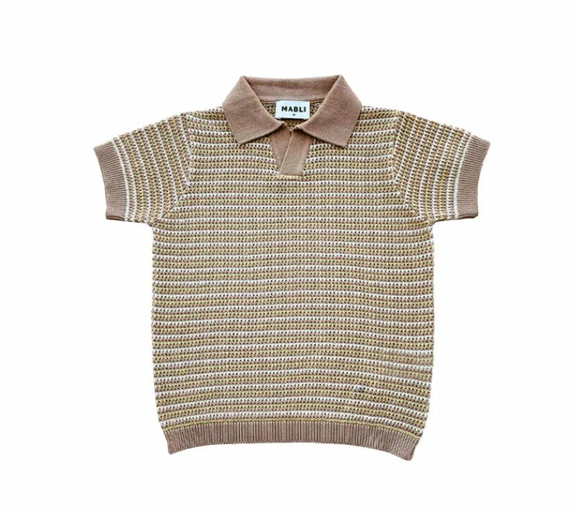 MABLI 條紋針織衫 Campfa Tee - Portobello