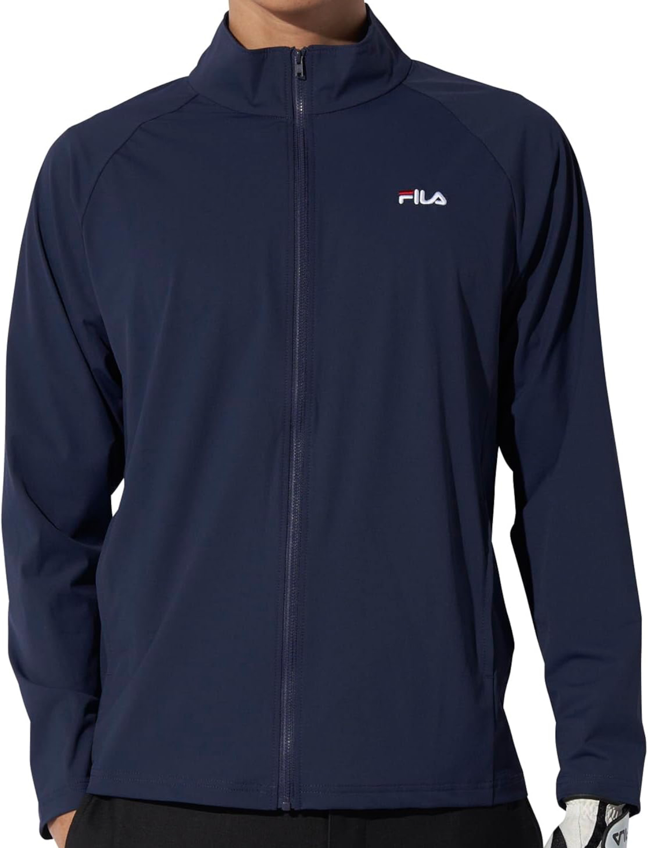 【預購】J0312904 FILA 防紫外線防水運動上衣 深藍色