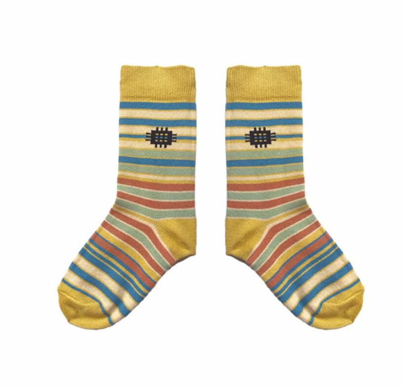 MABLI 條紋短襪 Solva Short Socks - Boardwalk Stripe