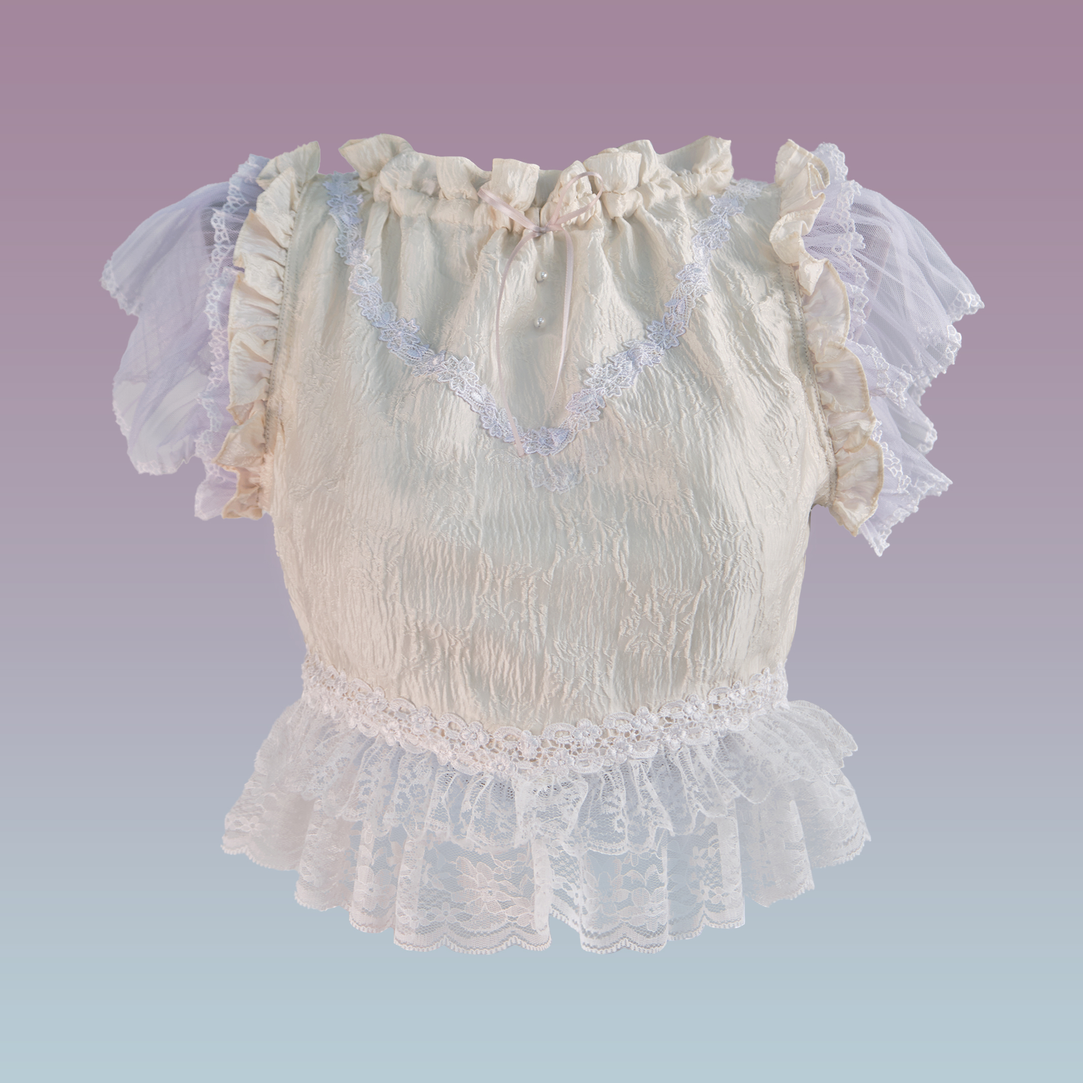 Blush Petal Sheer Blouse