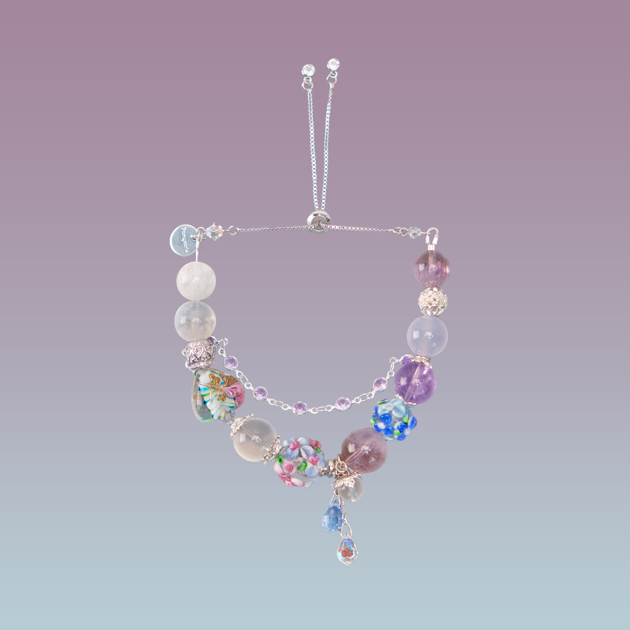 Honey Drop Natural Crystal Bracelet