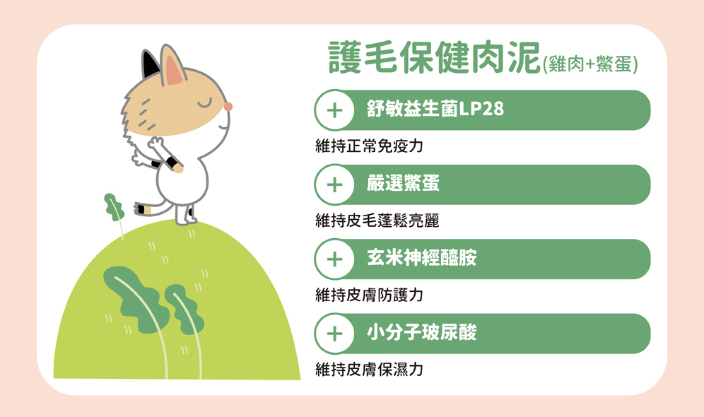 BAO寶肉泥|機能營養肉泥-護毛保健肉泥(15g/條)(專業獸醫師團隊研發)