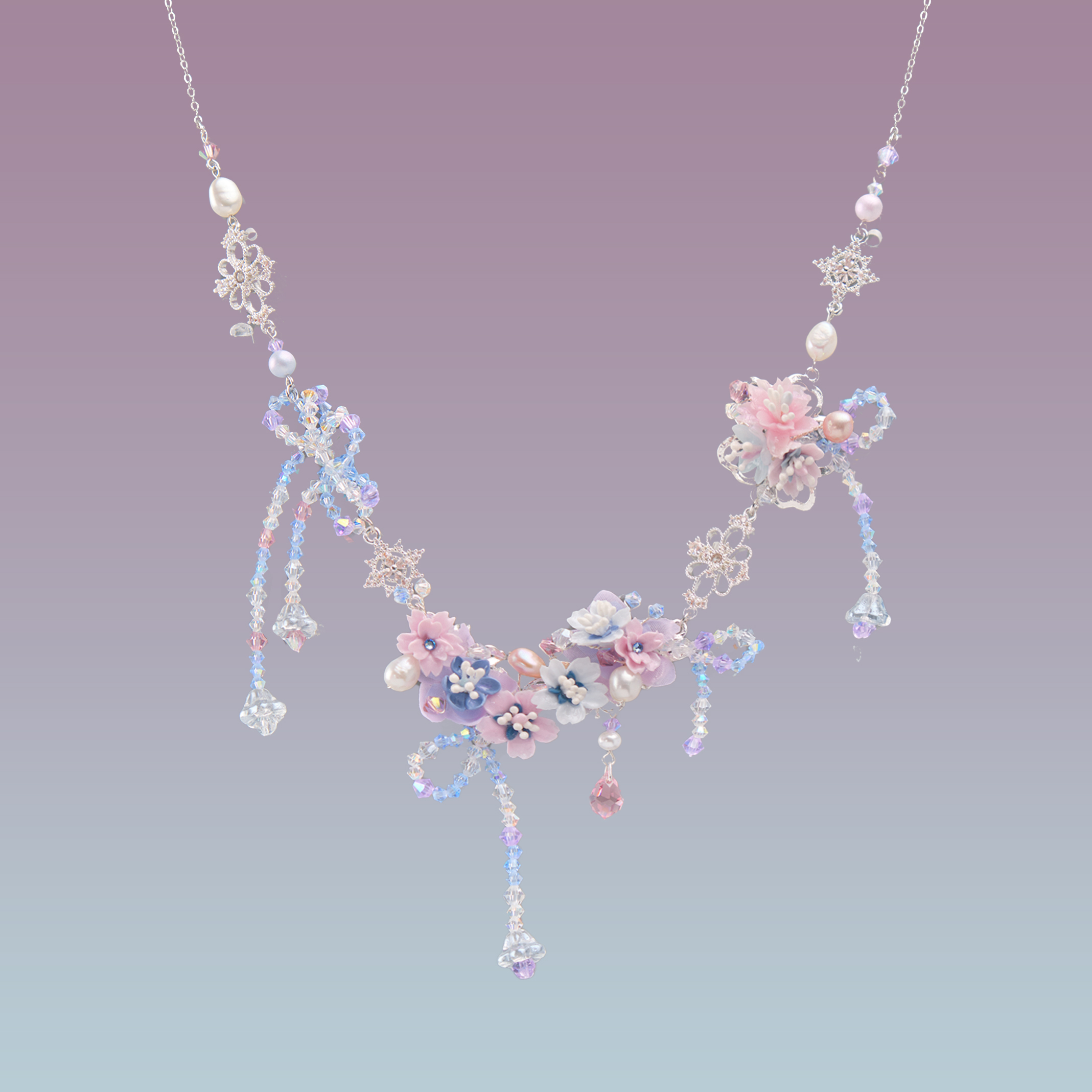 殘影米珠小橋繁花鎖骨鏈