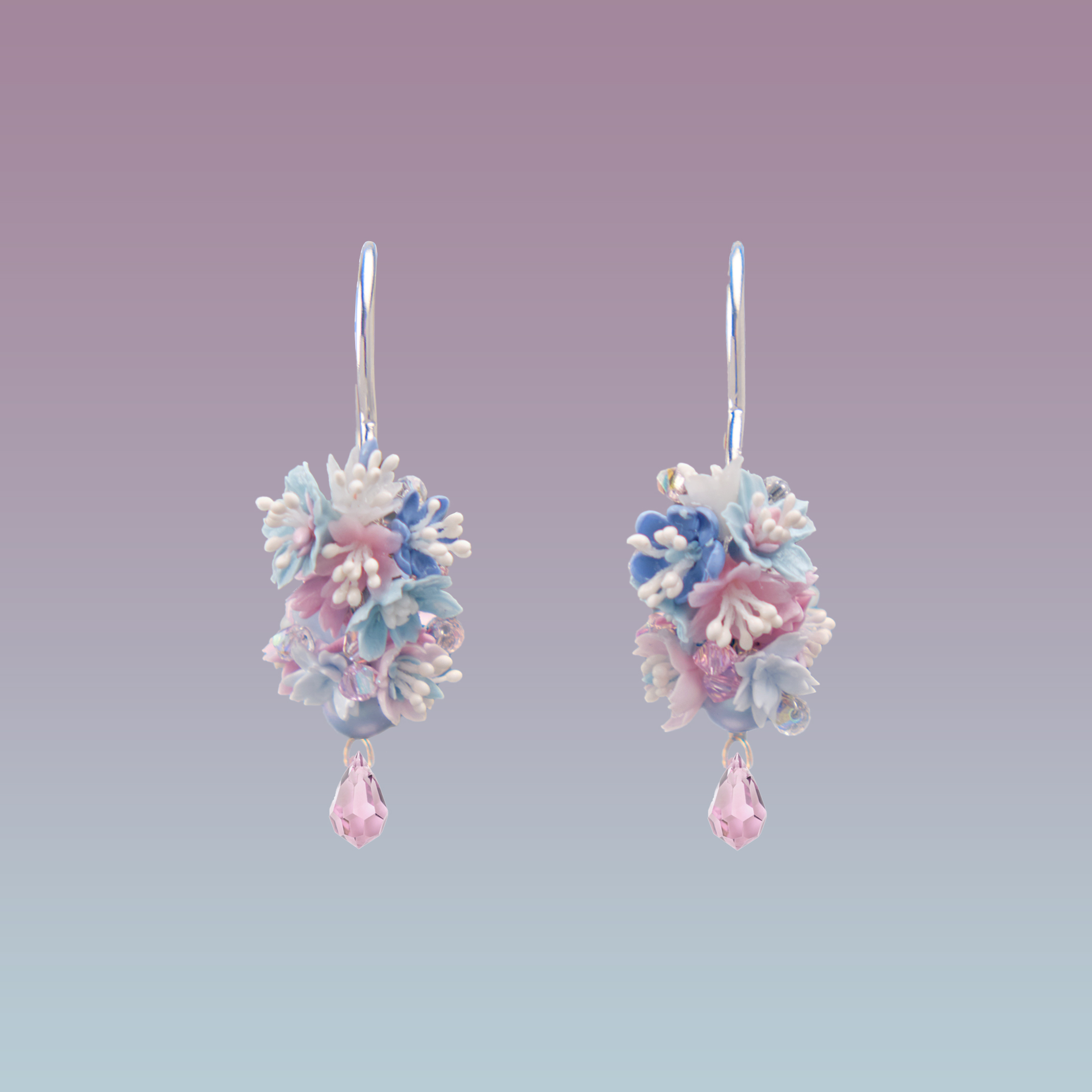 Frozen Full Blooming S925 Earrings