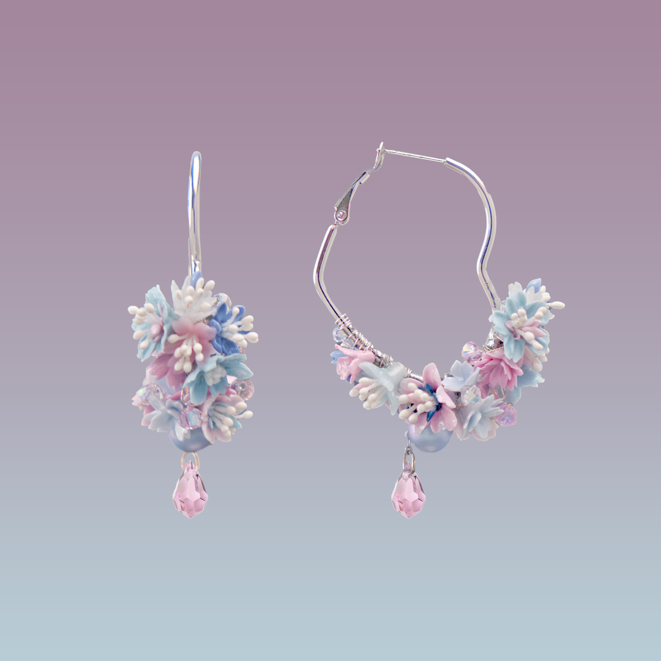 Frozen Full Blooming S925 Earrings