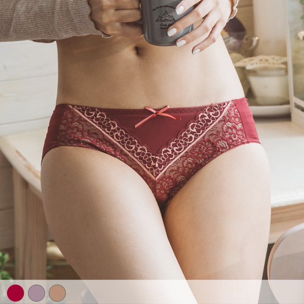 Parisian Glow Lace Briefs