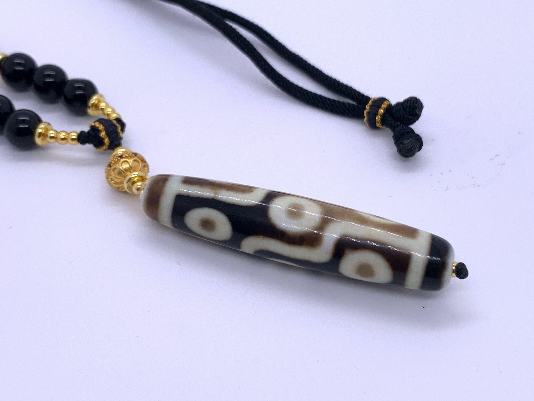 D20 - 九眼天珠頸鏈設計款