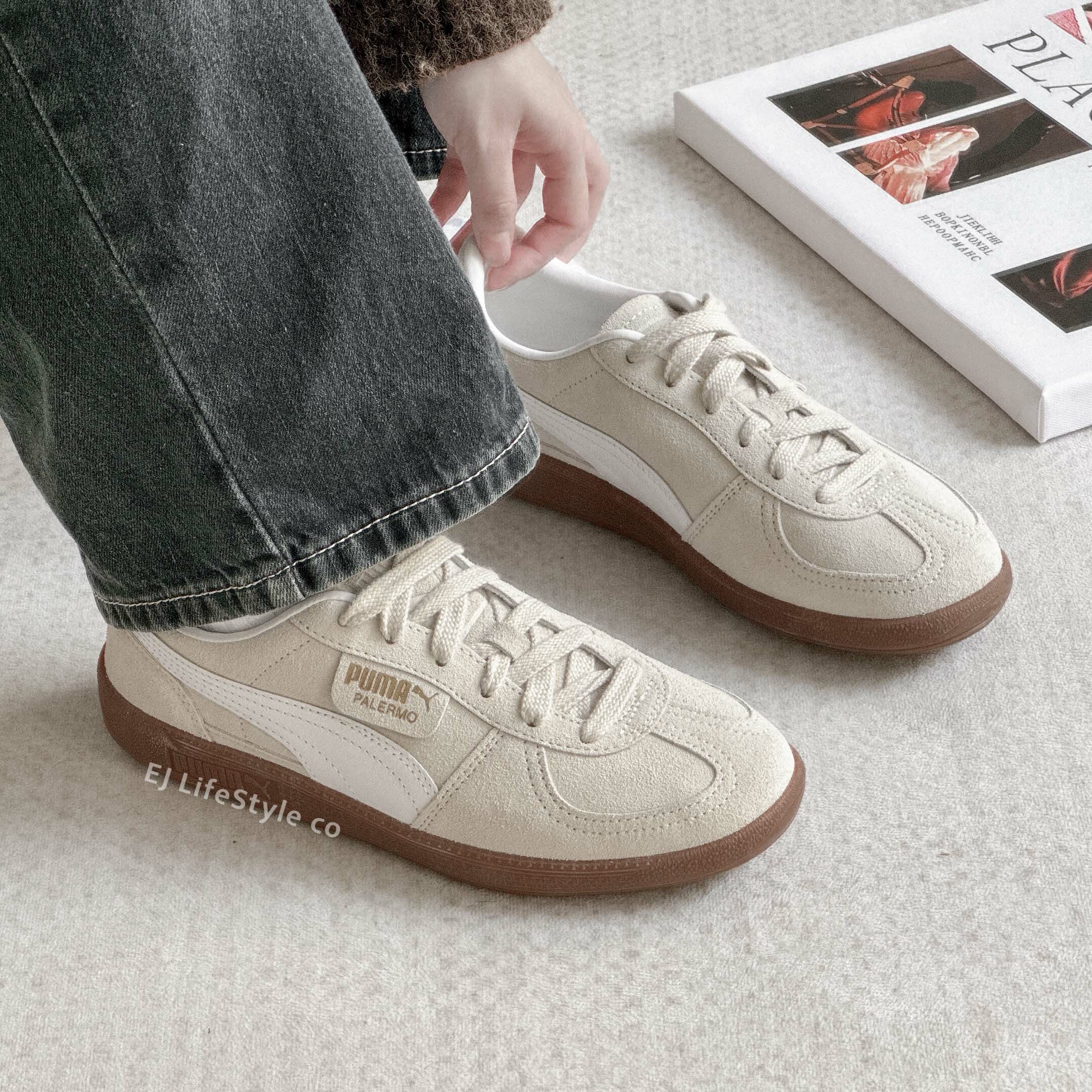 PUMA PALERMO ALPINE SNOW 奶油燕麥 米白 金標 焦糖底 女鞋 396463-11 / 預購