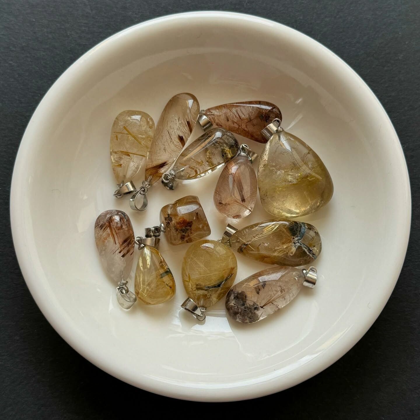 [原石] 鈦髮晶 項鍊吊墜